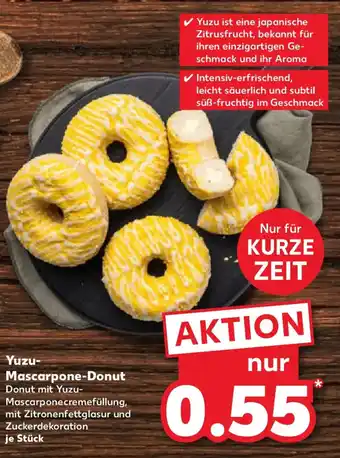 Kaufland Yuzu- Mascarpone-Donut Angebot