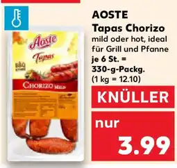 Kaufland AOSTE Tapas Chorizo Angebot
