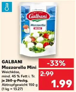 Kaufland GALBANI Mozzarella Mini Angebot
