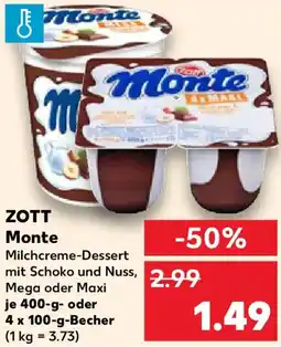 Kaufland ZOTT Monte Angebot