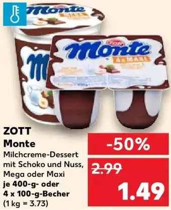 Kaufland ZOTT Monte Angebot
