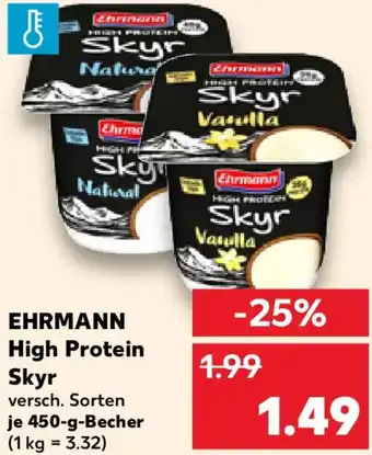 Kaufland EHRMANN High Protein Skyr Angebot