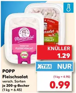 Kaufland POPP Fleischsalat Angebot