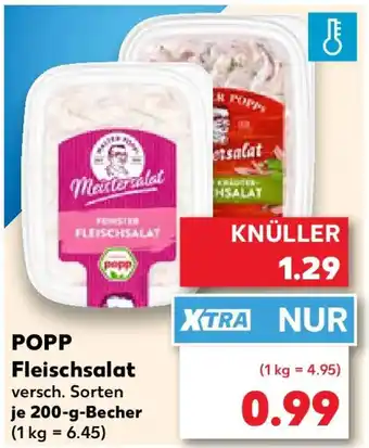 Kaufland POPP Fleischsalat Angebot