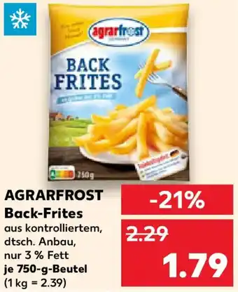 Kaufland AGRARFROST Back Frites Angebot