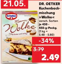 Kaufland DR. OETKER Kuchenbackmischung Wolke Angebot