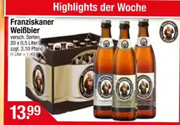 Getränke City Franziskaner weißbier Angebot