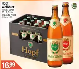 Getränke City Hopf helle weiße Angebot