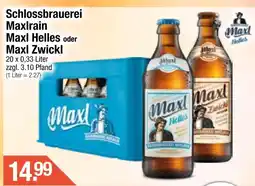 Getränke City Schlossbrauerei maxlrain maxl helles Angebot