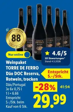 Lidl Torre de ferro dão doc reserva Angebot