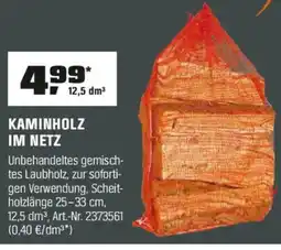 OBI KAMINHOLZ IM NETZ Angebot