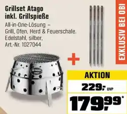 OBI Grillset Atago inkl. Grillspieße Angebot