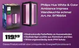 OBI Philips Hue White & Color Ambiance Impress Wandleuchte schmal Angebot