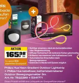 OBI Philips Hue Neon Gradient Outdoor Lightstrip + Philips Hue Angebot