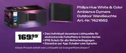 OBI Philips Hue White & Color Ambiance Dymera Outdoor Wandleuchte Angebot