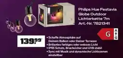 OBI Philips Hue Festavia Globe Outdoor Lichterkette 7m Angebot