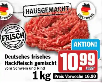 HIT Deutsches frisches Hackfleisch gemischt Angebot