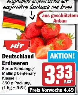 HIT Deutschland Erdbeeren Angebot