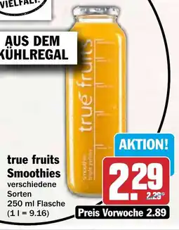 HIT true fruits Smoothies Angebot