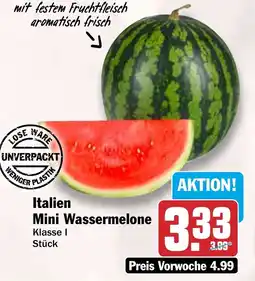 HIT Italien Mini Wassermelone Angebot