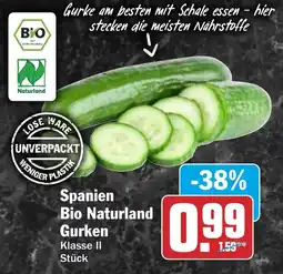 HIT Spanien Bio Naturland Gurken Angebot