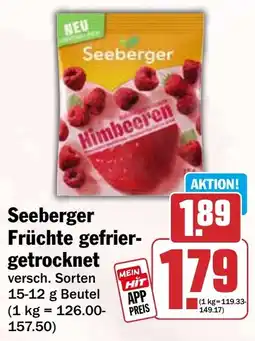 HIT Seeberger Früchte gefriergetrocknet Angebot