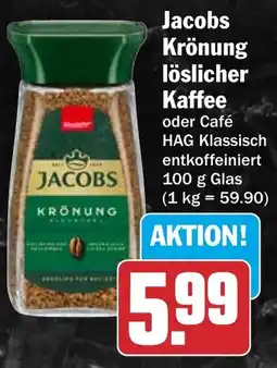 HIT Jacobs Krönung löslicher Kaffee Angebot