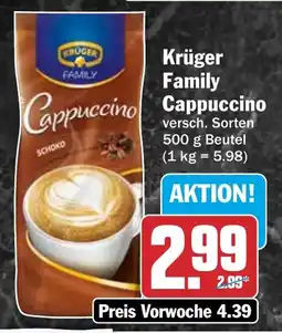 HIT Krüger Family Cappuccino Angebot