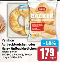 HIT Panifico Aufbackbrötchen oder Harry Aufbackbrötchen Angebot