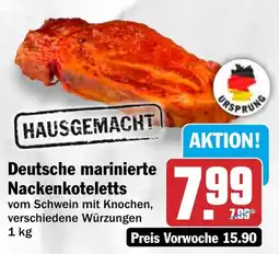 HIT Deutsche marinierte Nackenkoteletts Angebot