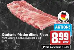 HIT Deutsche frische dünne Rippe Angebot