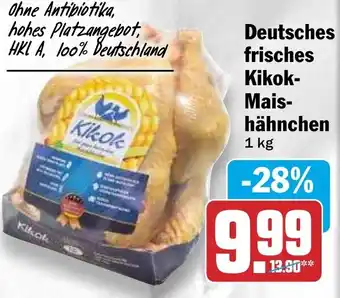 HIT Deutsches frisches Kikok Maishähnchen Angebot