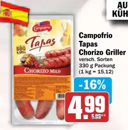 HIT Campofrio Tapas Chorizo Griller Angebot