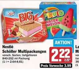 HIT Nestlé Schöller Multipackungen Angebot