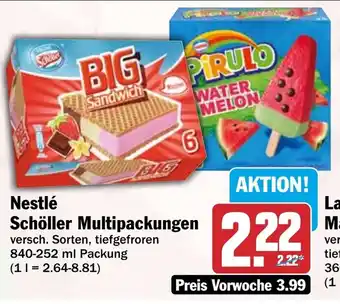 HIT Nestlé Schöller Multipackungen Angebot