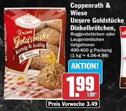 HIT Coppenrath & Wiese Unsere Goldstücke Dinkelbrötchen Angebot