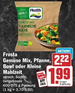 HIT Frosta Gemüse Mix, Pfanne, Bowl oder Kleine Mahlzeit Angebot