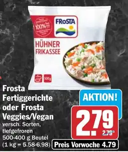 HIT Frosta Fertiggerichte oder Frosta Veggies/Vegan Angebot