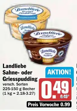HIT Landliebe Sahne- oder Griesspudding Angebot