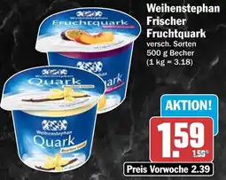 HIT Weihenstephan Frischer Fruchtquark Angebot