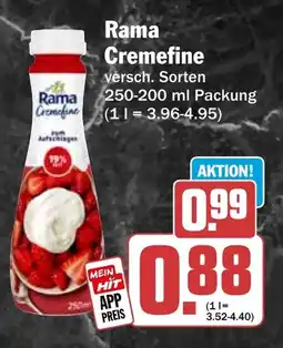 HIT Rama Cremefine Angebot