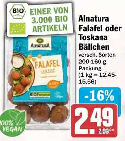 HIT Alnatura Falafel oder Toskana Bällchen Angebot