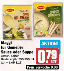 HIT Maggi für Genießer Sauce oder Suppe Angebot