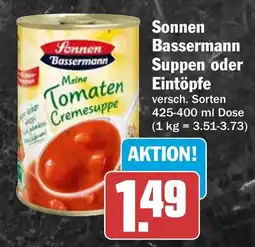 HIT Sonnen Bassermann Suppen oder Eintöpfe Angebot