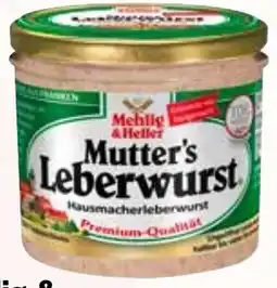 HIT Mehlig & Heller Wurst im Glas Angebot