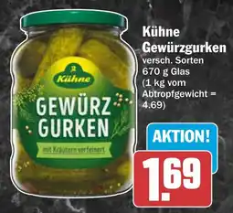 HIT Kühne Gewürzgurken Angebot