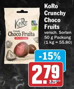 HIT KoRo Crunchy Choco Fruits Angebot