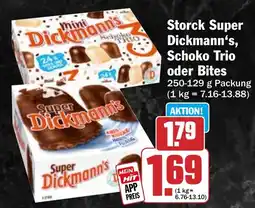 HIT Storck Super Dickmann's, Schoko Trio oder Bites Angebot