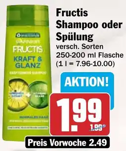 HIT Fructis Shampoo oder Spülung Angebot