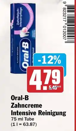 HIT Oral-B Zahncreme Intensive Reinigung Angebot
